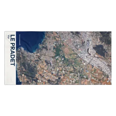 Serviette cartographique — Le Pradet