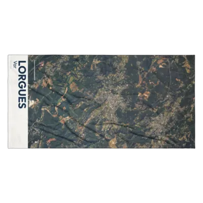 Serviette cartographique — Lorgues