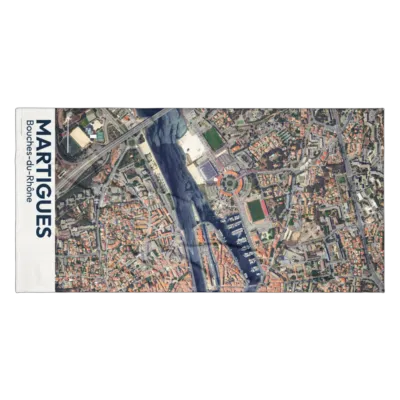 Serviette cartographique — Martigues