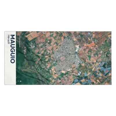 Serviette cartographique — Mauguio