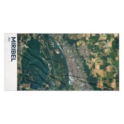 Serviette cartographique — Miribel