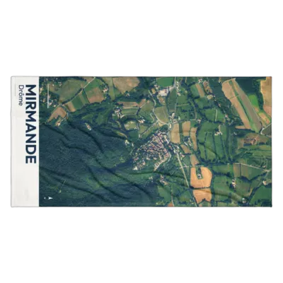 Serviette cartographique — Mirmande