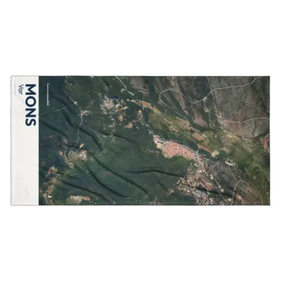 Serviette cartographique — Mons