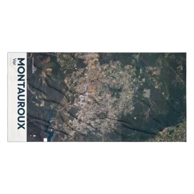 Serviette cartographique — Montauroux