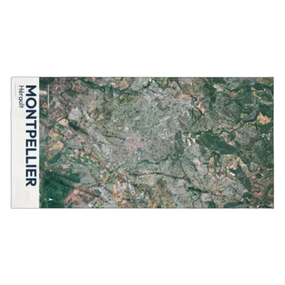 Serviette cartographique — Montpellier