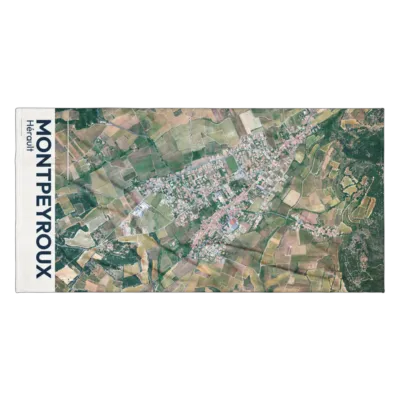 Serviette cartographique — Montpeyroux