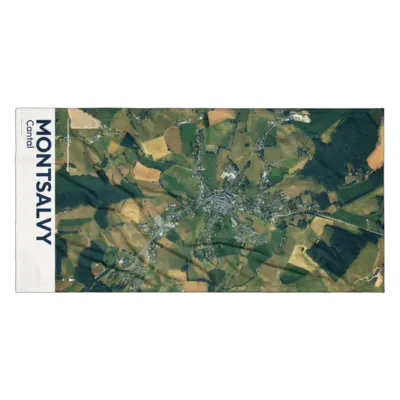 Serviette cartographique — Montsalvy