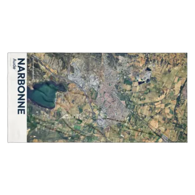 Serviette cartographique — Narbonne