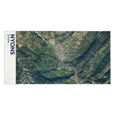 Serviette cartographique — Nyons