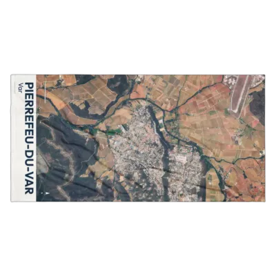 Serviette cartographique — Pierrefeu-du-Var