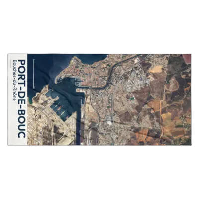 Serviette cartographique — Port-de-Bouc