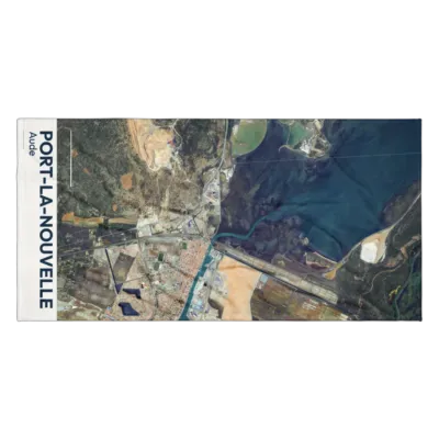 Serviette cartographique — Port-la-Nouvelle