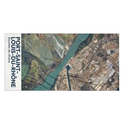 Serviette cartographique — Port-Saint-Louis-du-Rhône