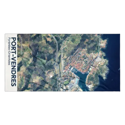 Serviette cartographique — Port-Vendres