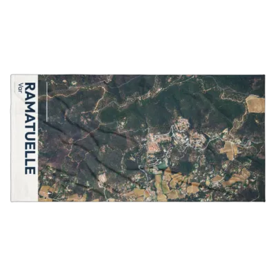Serviette cartographique — Ramatuelle