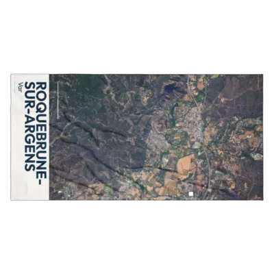 Serviette cartographique — Roquebrune-sur-Argens