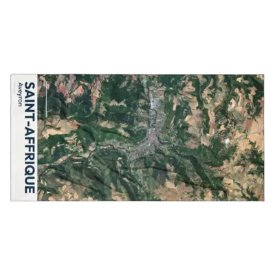 Serviette cartographique — Saint-Affrique