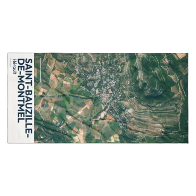 Serviette cartographique — Saint-Bauzille-de-Montmel
