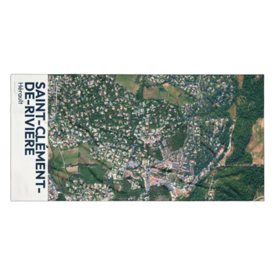Serviette cartographique — Saint-Clément-de-Rivière