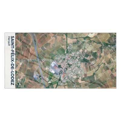 Serviette cartographique — Saint-Félix-de-Lodez