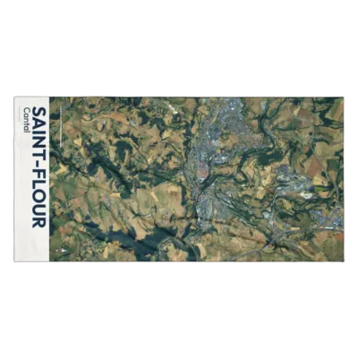 Serviette cartographique — Saint-Flour