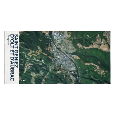Serviette cartographique — Saint Geniez d'Olt et d'Aubrac