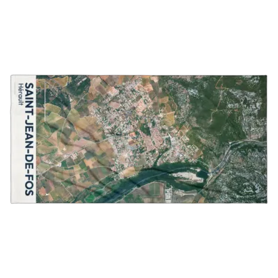 Serviette cartographique — Saint-Jean-de-Fos