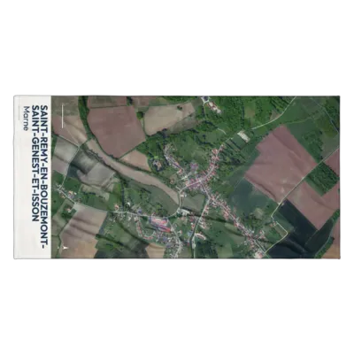 Serviette cartographique — Saint-Remy-en-Bouzemont-Saint-Genest-et-Isson