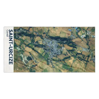 Serviette cartographique — Saint-Urcize