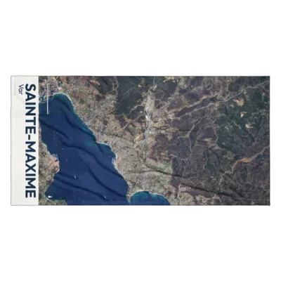 Serviette cartographique — Sainte-Maxime