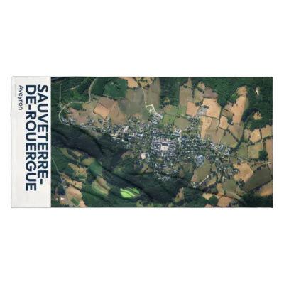 Serviette cartographique — Sauveterre-de-Rouergue