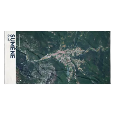 Serviette cartographique — Sumène
