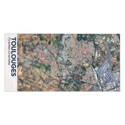 Serviette cartographique — Toulouges