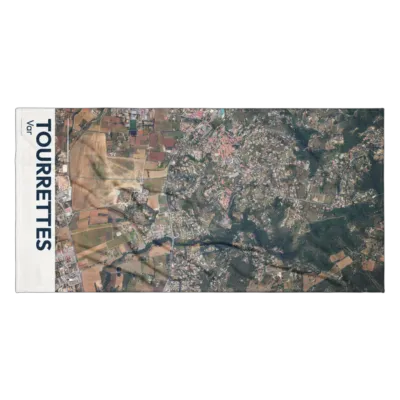 Serviette cartographique — Tourrettes