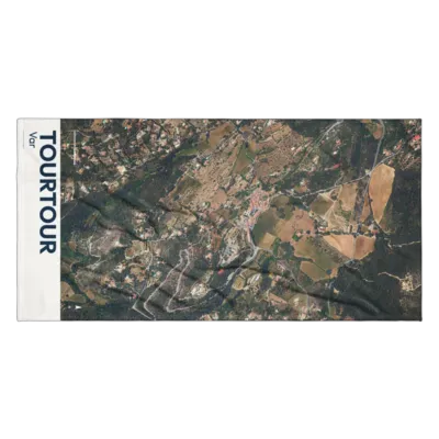 Serviette cartographique — Tourtour