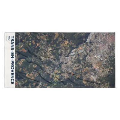 Serviette cartographique — Trans-en-Provence