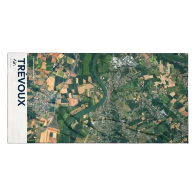 Serviette cartographique — Trévoux