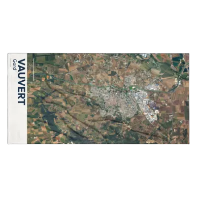 Serviette cartographique — Vauvert