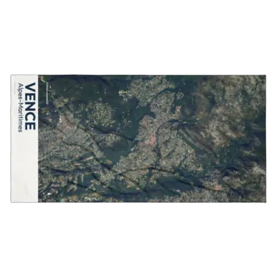 Serviette cartographique — Vence