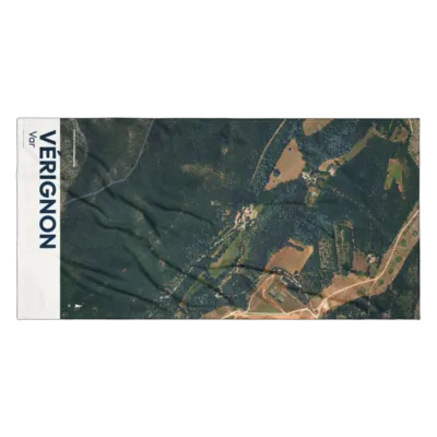Serviette cartographique — Vérignon
