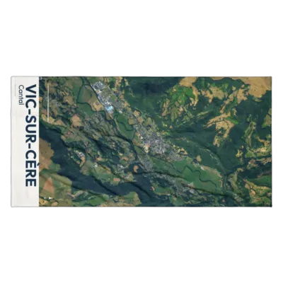 Serviette cartographique — Vic-sur-Cère