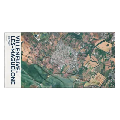 Serviette cartographique — Villeneuve-lès-Maguelone