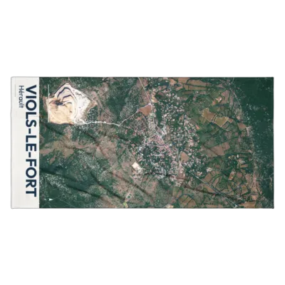 Serviette cartographique — Viols-le-Fort