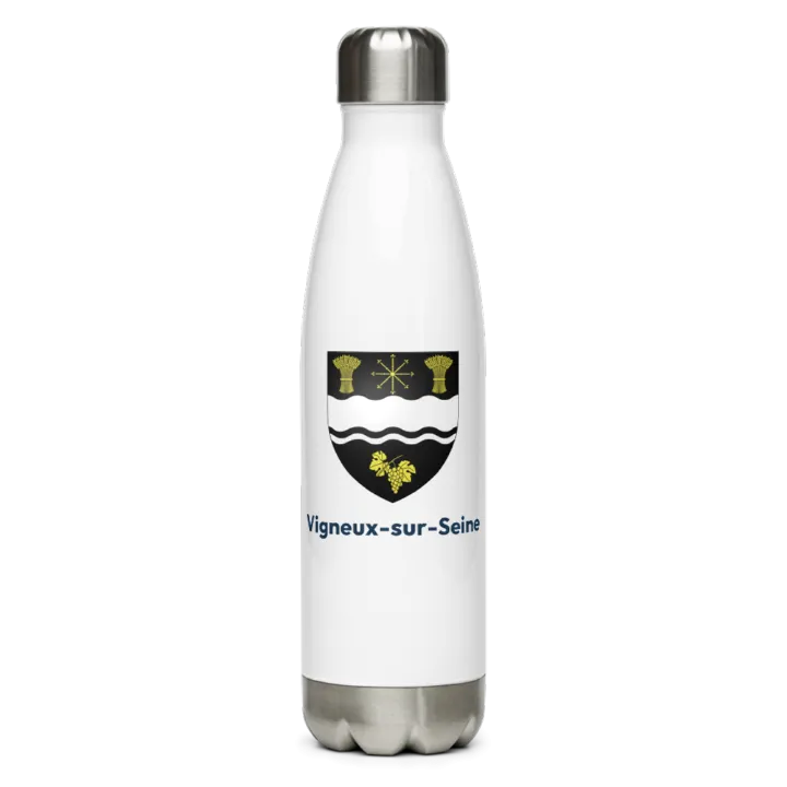 Gourde inox blason de Vigneux-sur-Seine