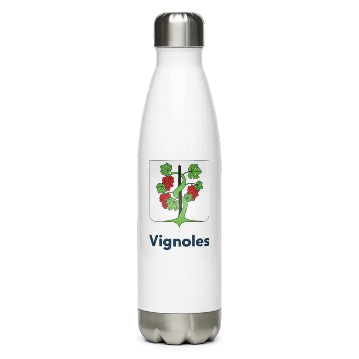 Gourde inox blason de Vignoles
