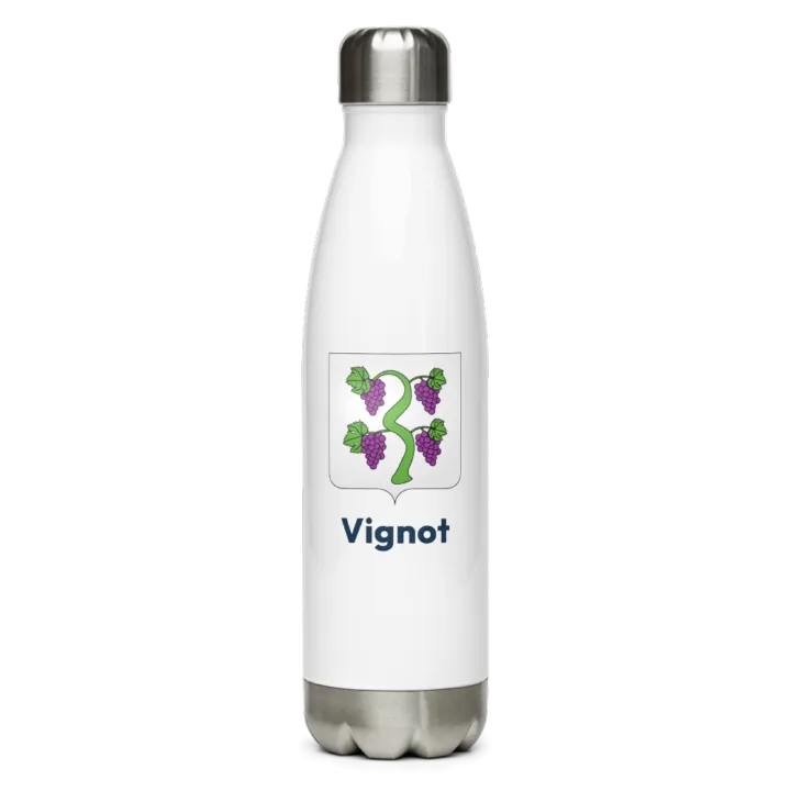 Gourde inox blason de Vignot