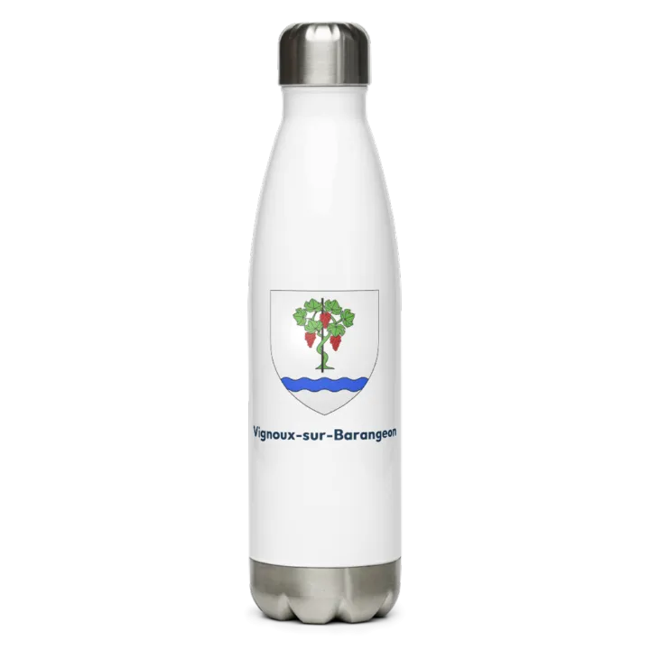 Gourde inox — blason de Vignoux-sur-Barangeon