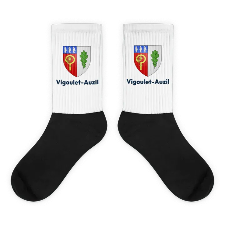 Chaussettes — blason de Vigoulet-Auzil