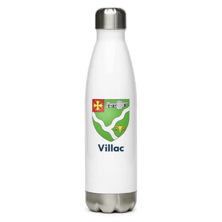 Gourde inox blason de Villac