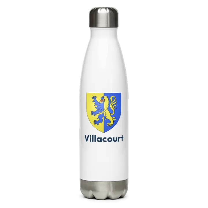 Gourde inox blason de Villacourt